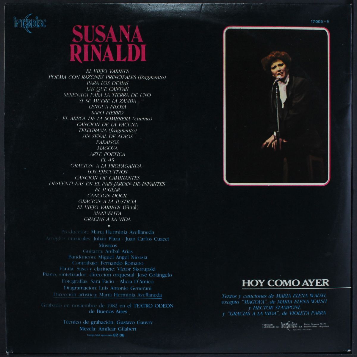 hoy como ayers by SUSANA RINALDI