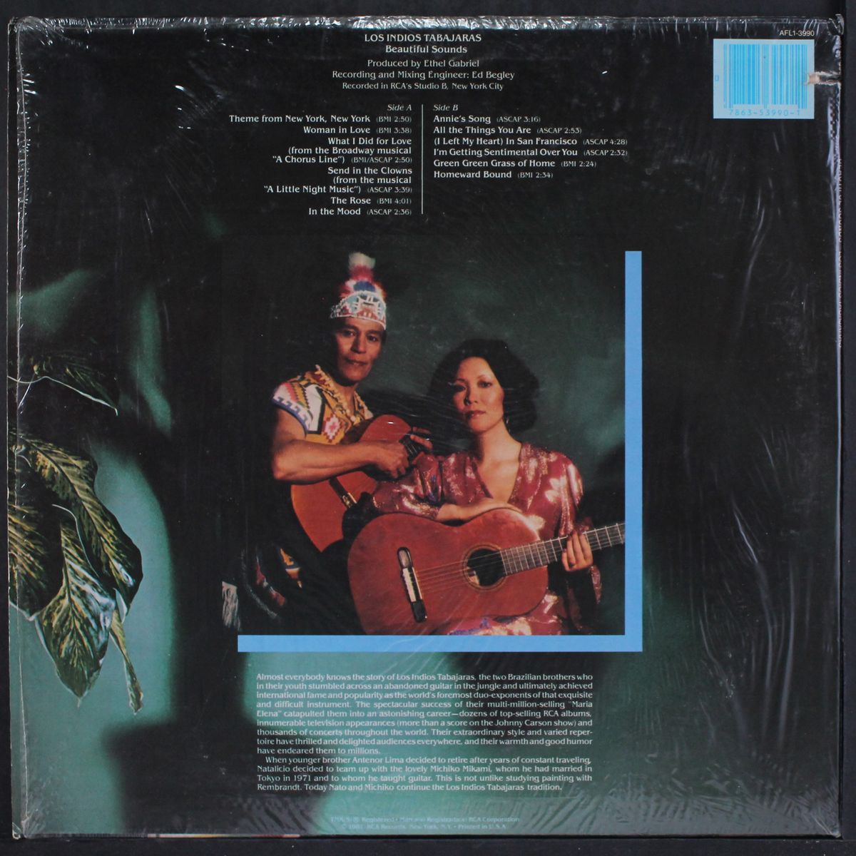 beautiful sounds by LOS INDIOS TABAJARAS