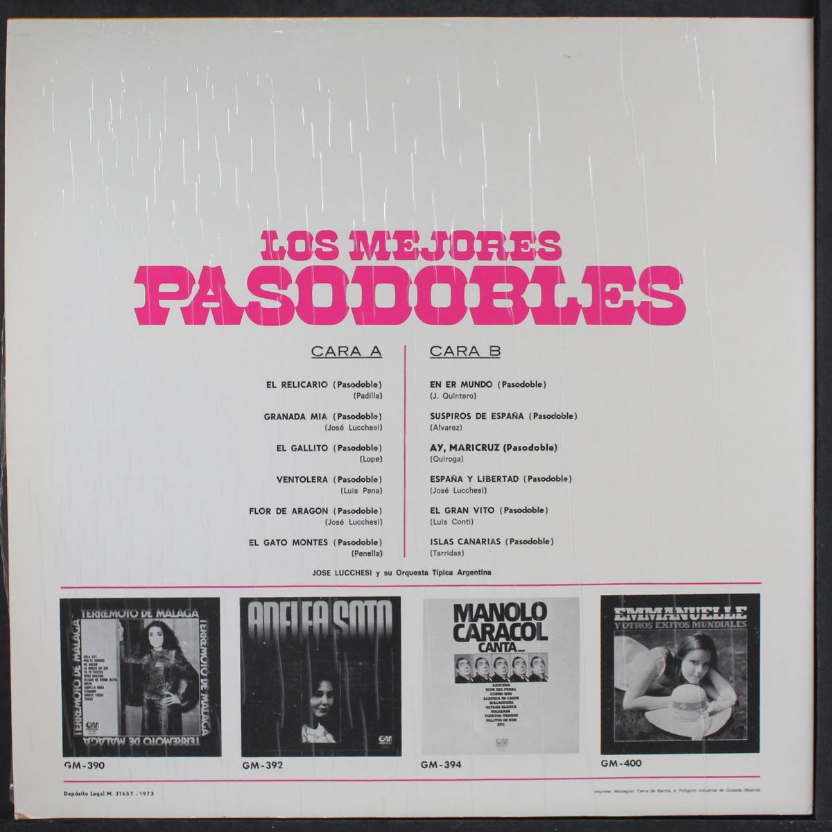 los mejores pasodobles by JOSE LUCCHESI & ORQUESTRA TIPICA ARGENTINA