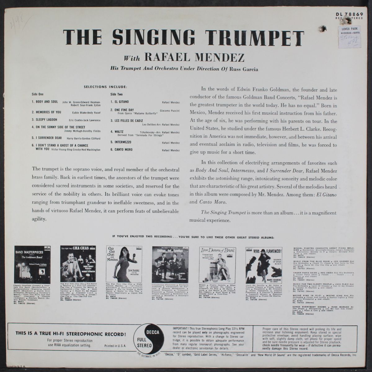 the singing trumpet by RAFAEL MENDEZ