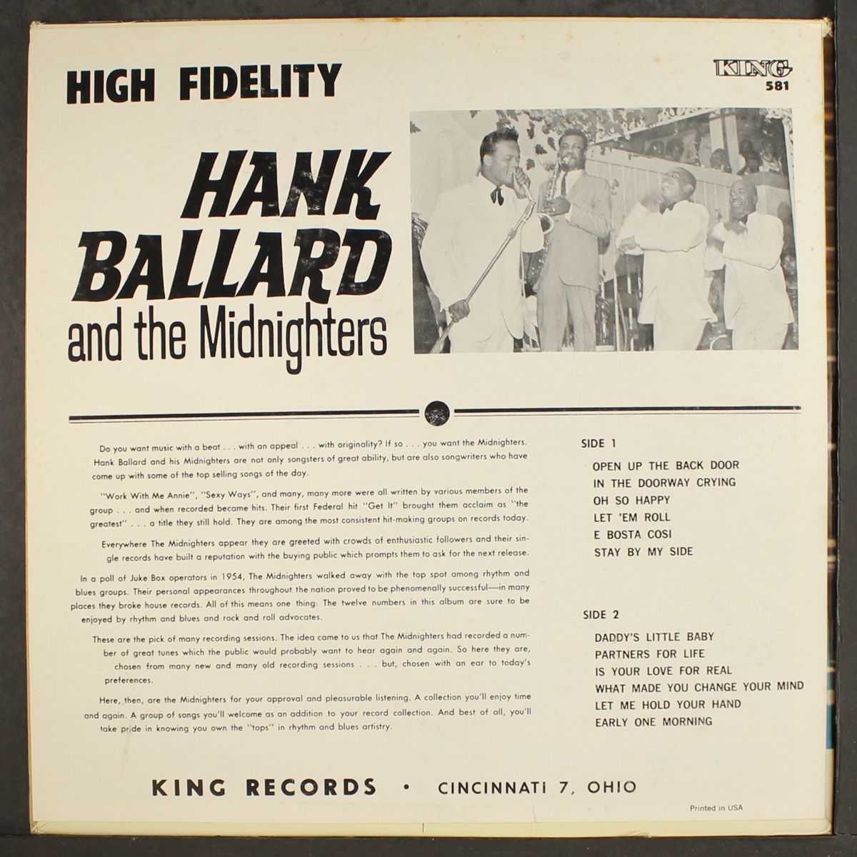 volume 2 by HANK BALLARD & MIDNIGHTERS