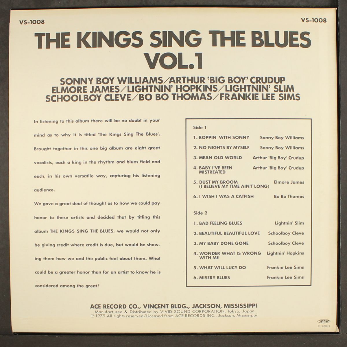 the kings sing the blues, vol. 1 by VARIOUS