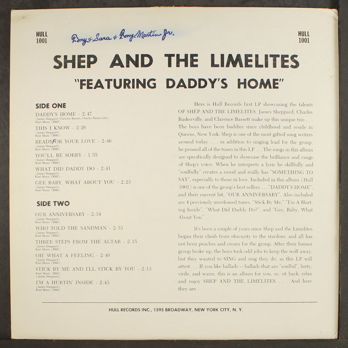 our anniversary by SHEP & LIMELITES