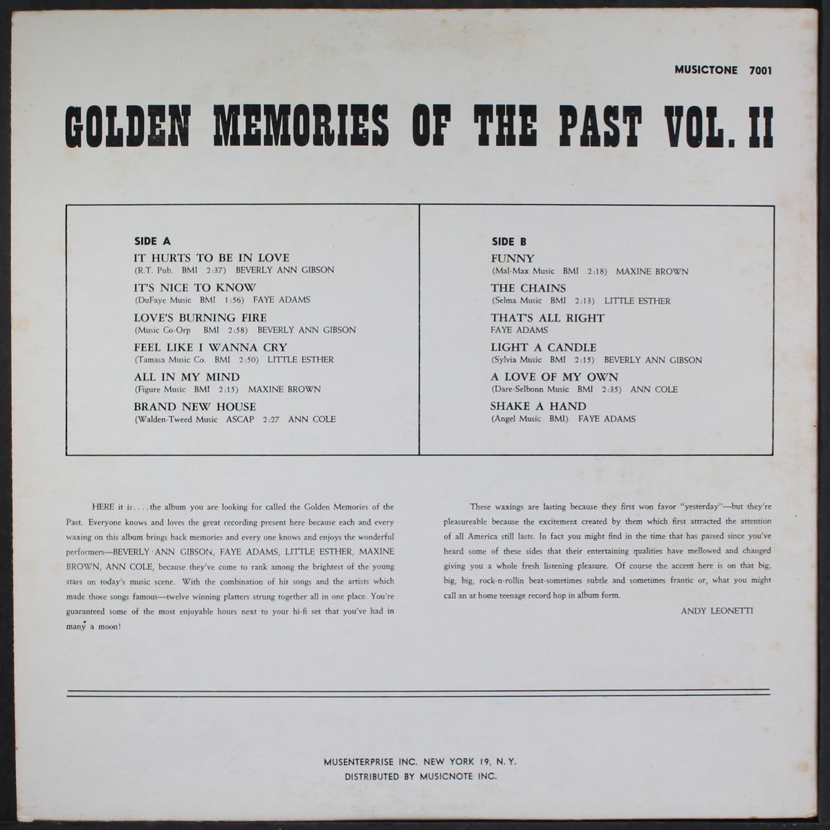 golden memories of the past, vol. 2 by VARIOUS