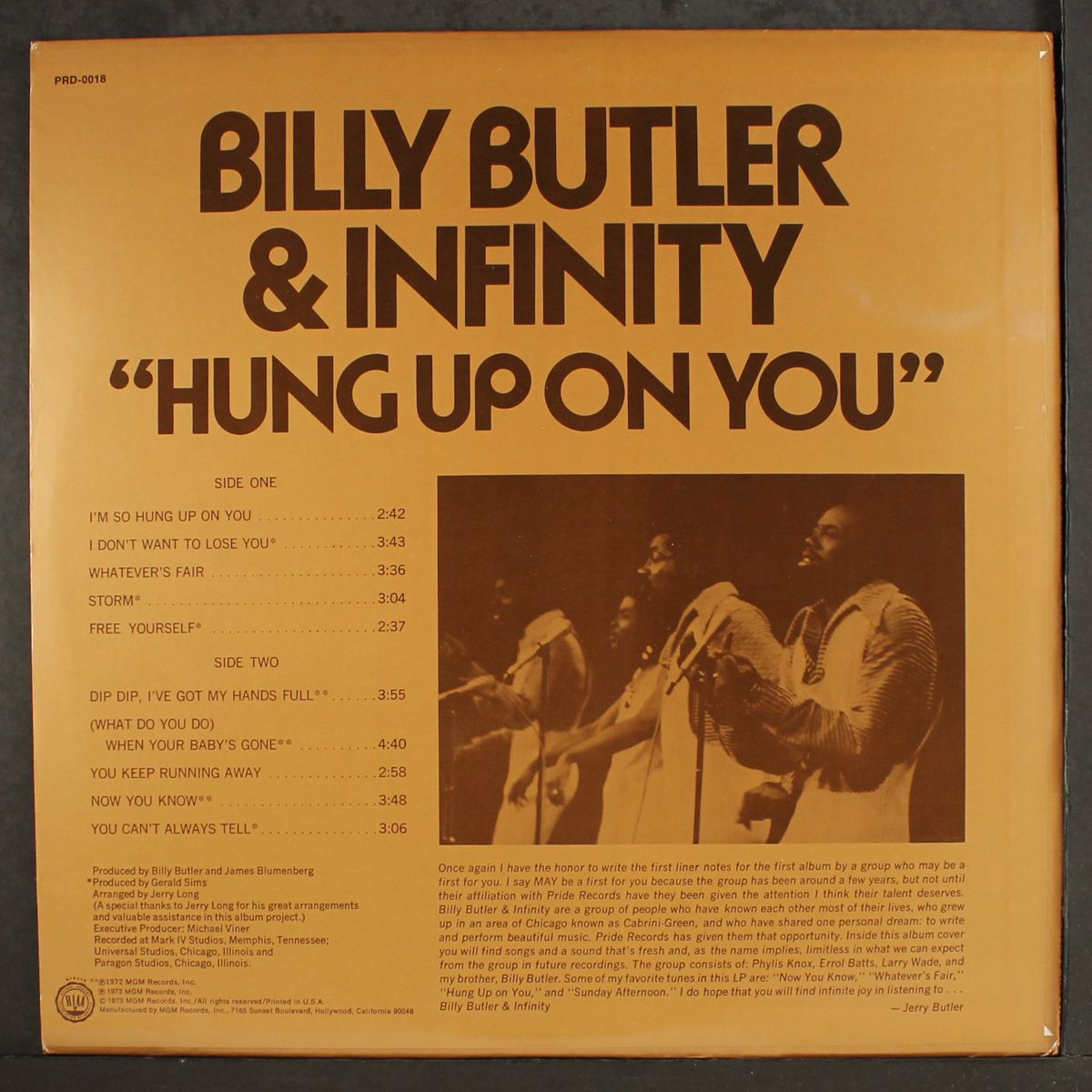 hung up on you by BILLY BUTLER & INFINITY