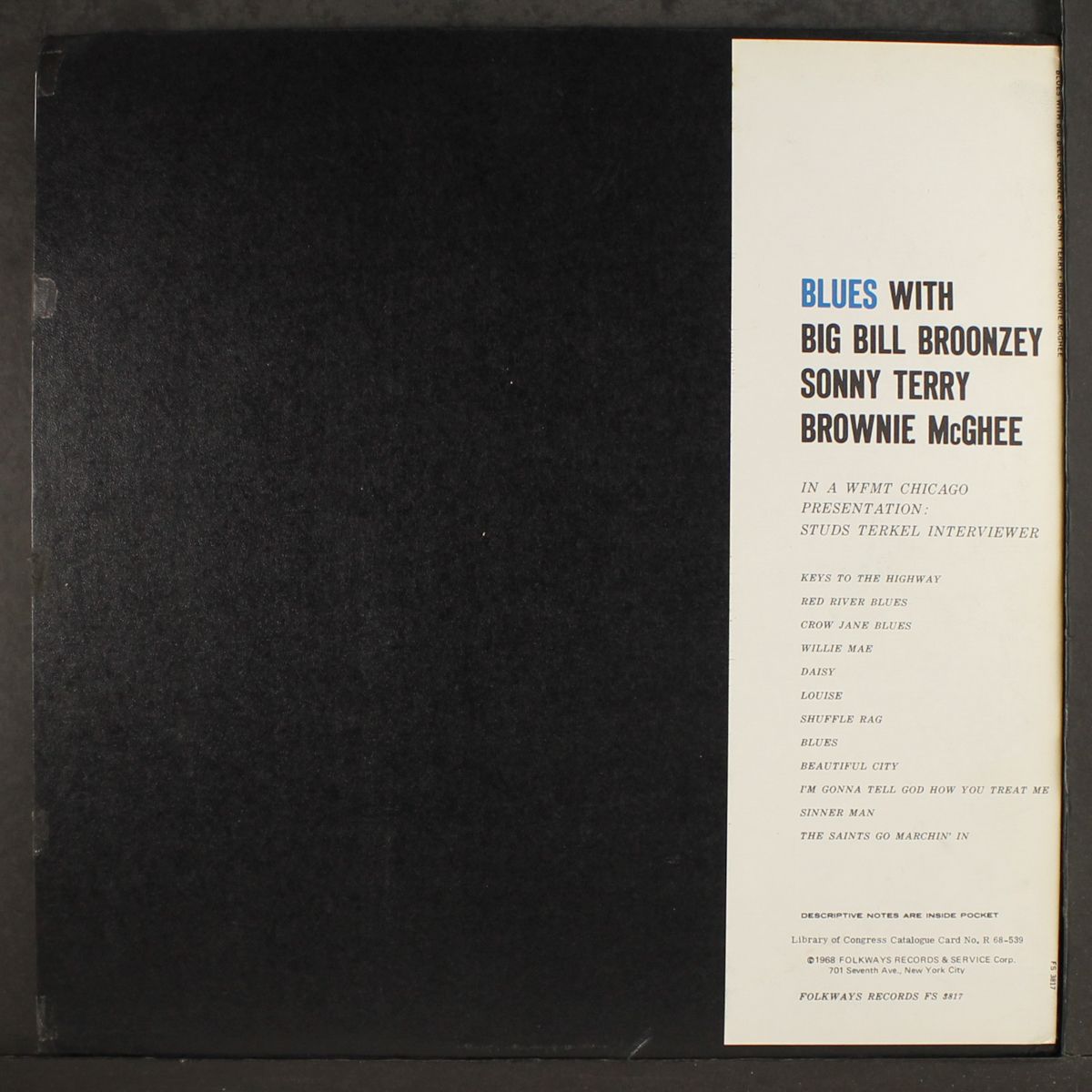 blues with by BIG BILL BROONZY, SONNY TERRY, BROWNIE MCGHEE
