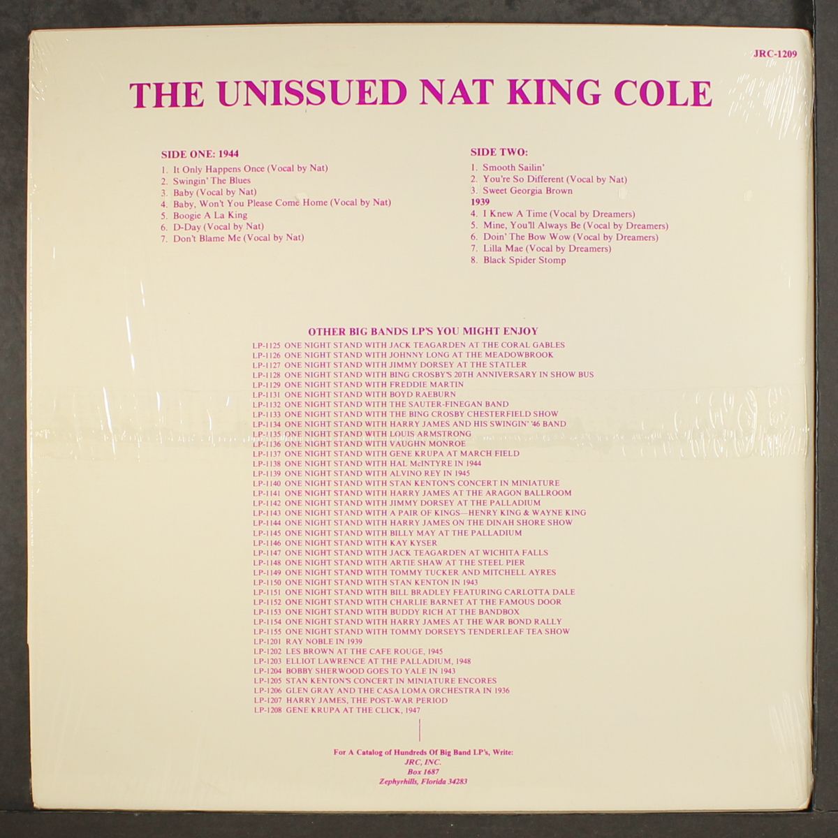 the unissued by NAT KING COLE