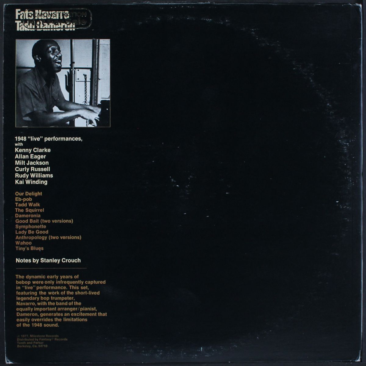 with the tadd dameron band by FATS NAVARRO