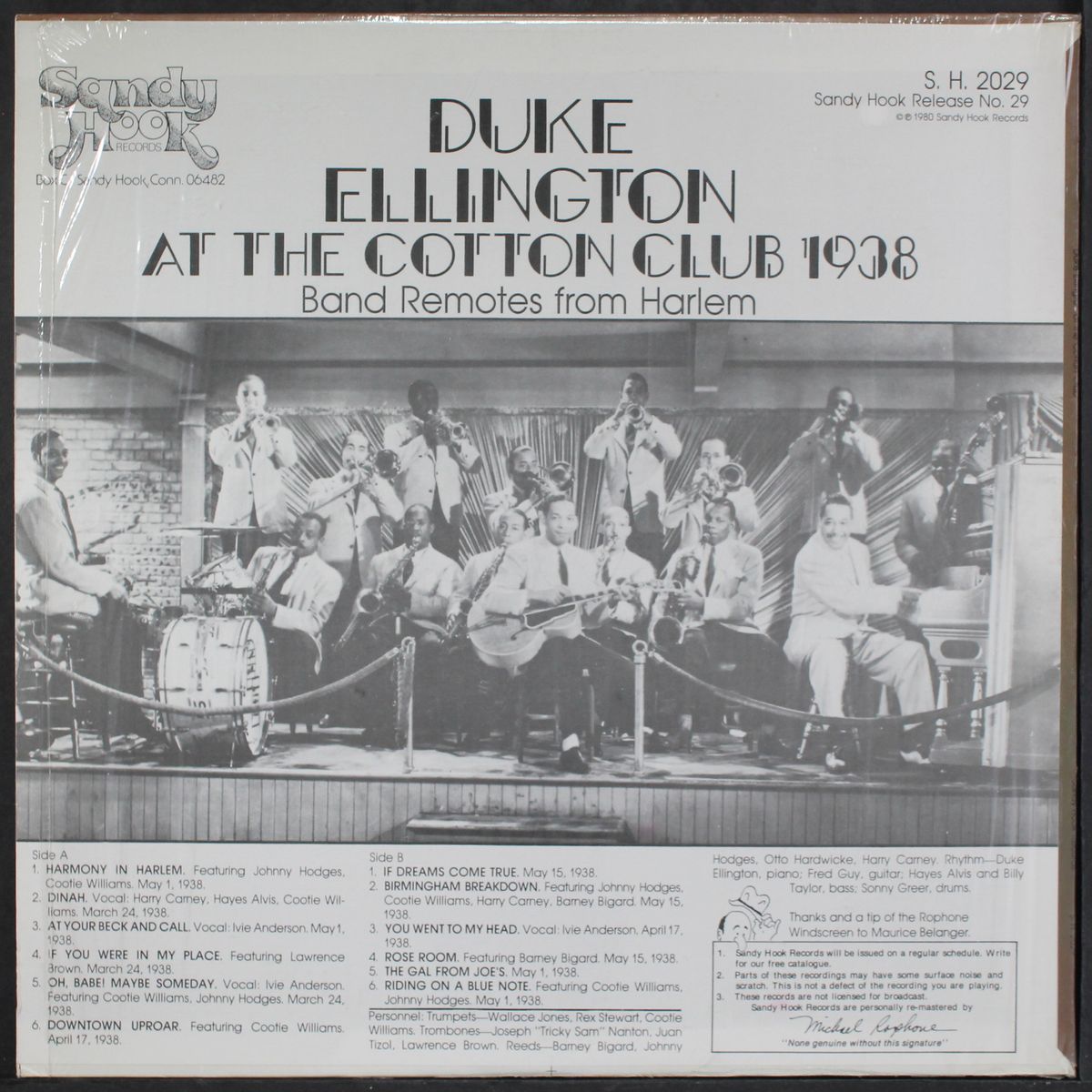 at the cotton club 1938 by DUKE ELLINGTON