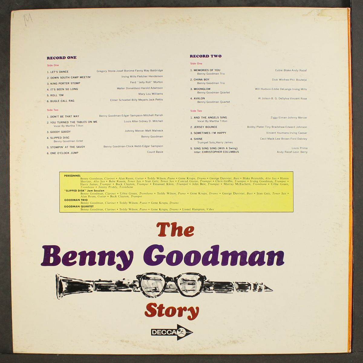 the benny goodman story by BENNY GOODMAN