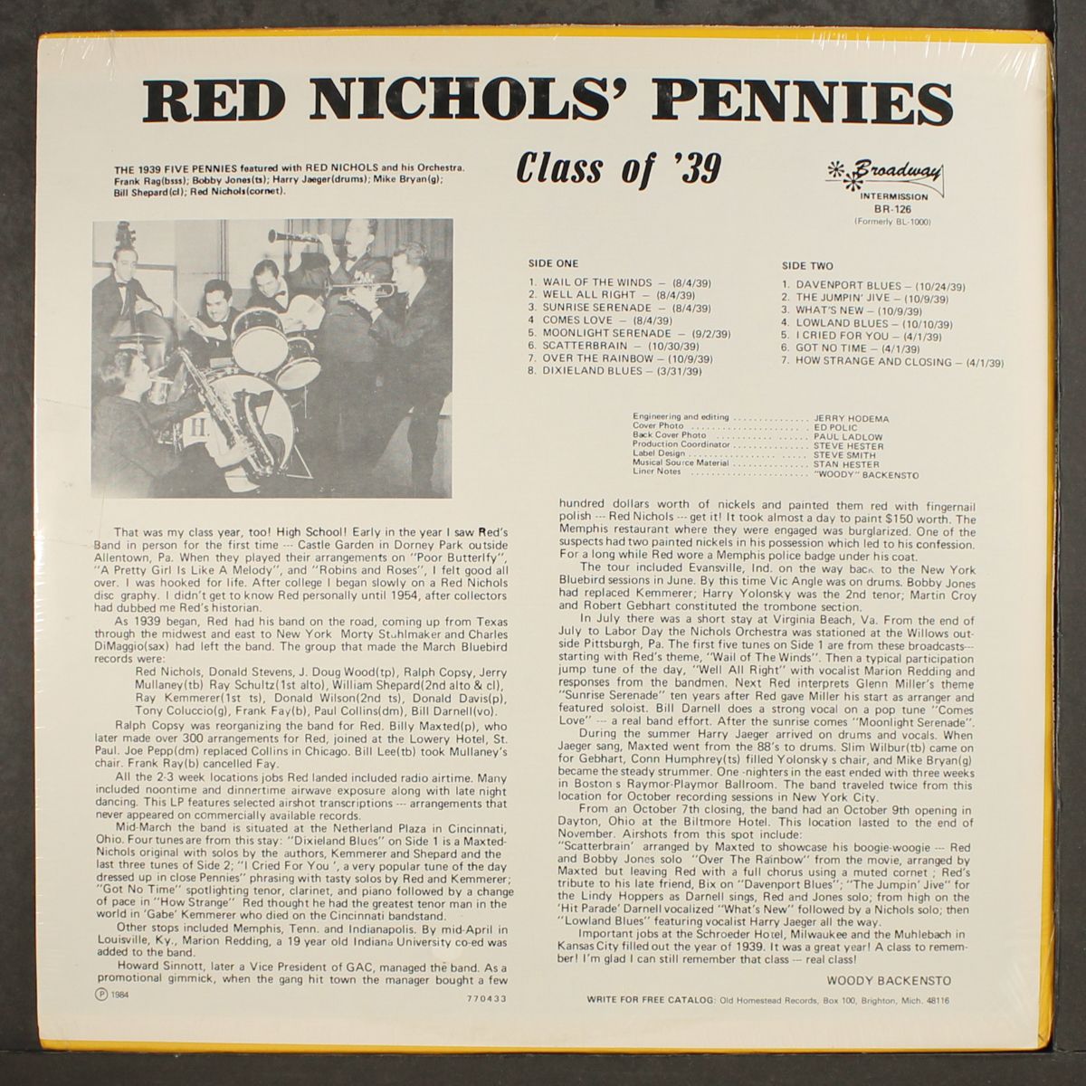 class of '39 by RED NICHOLS