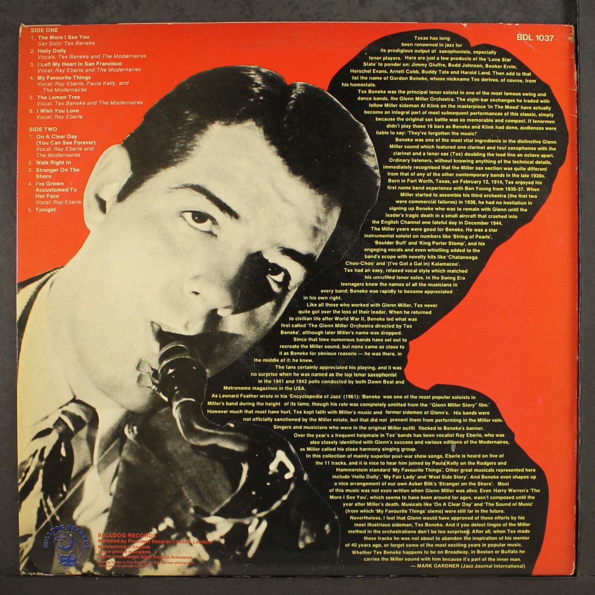 beneke on broadway by TEX BENEKE