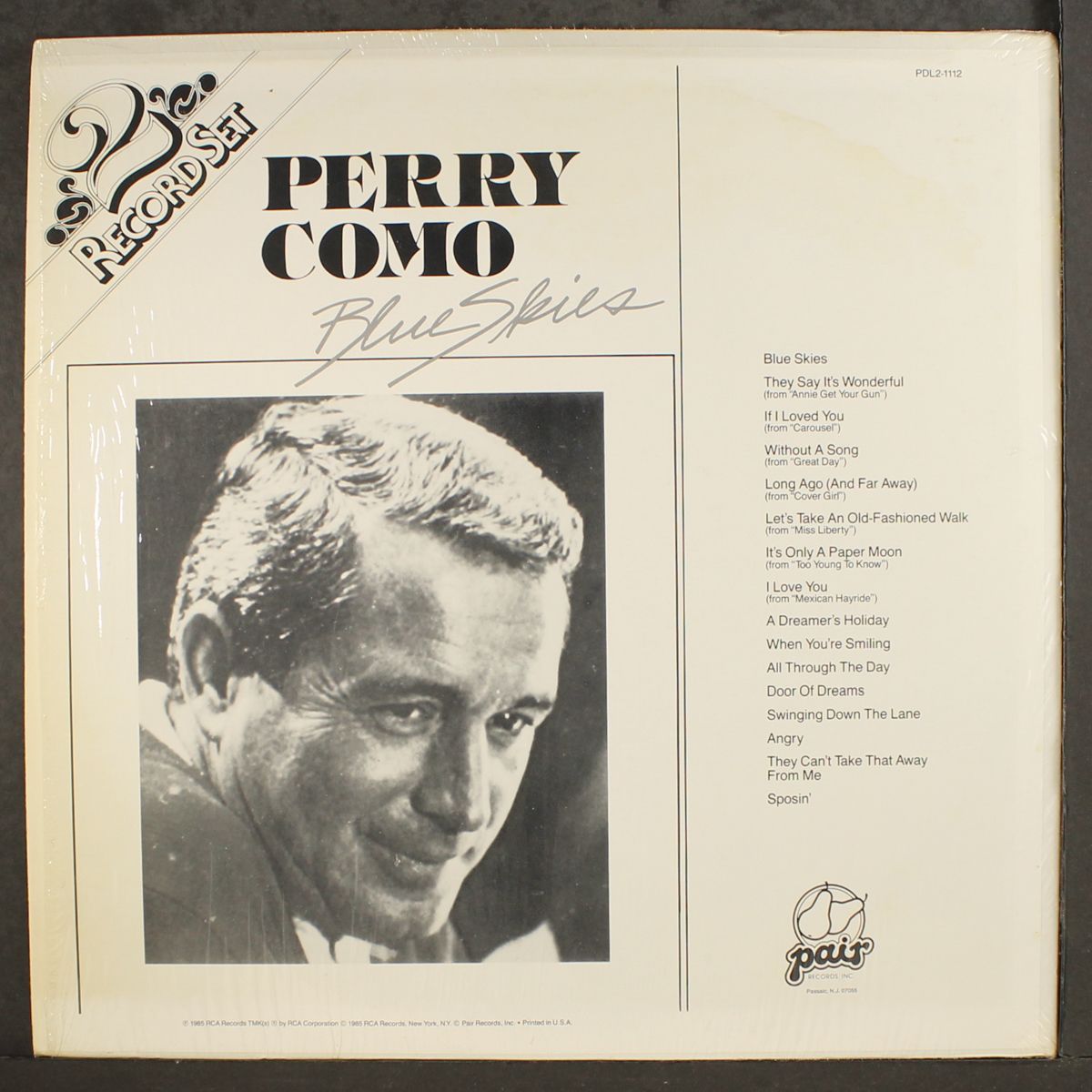 blue skies by PERRY COMO