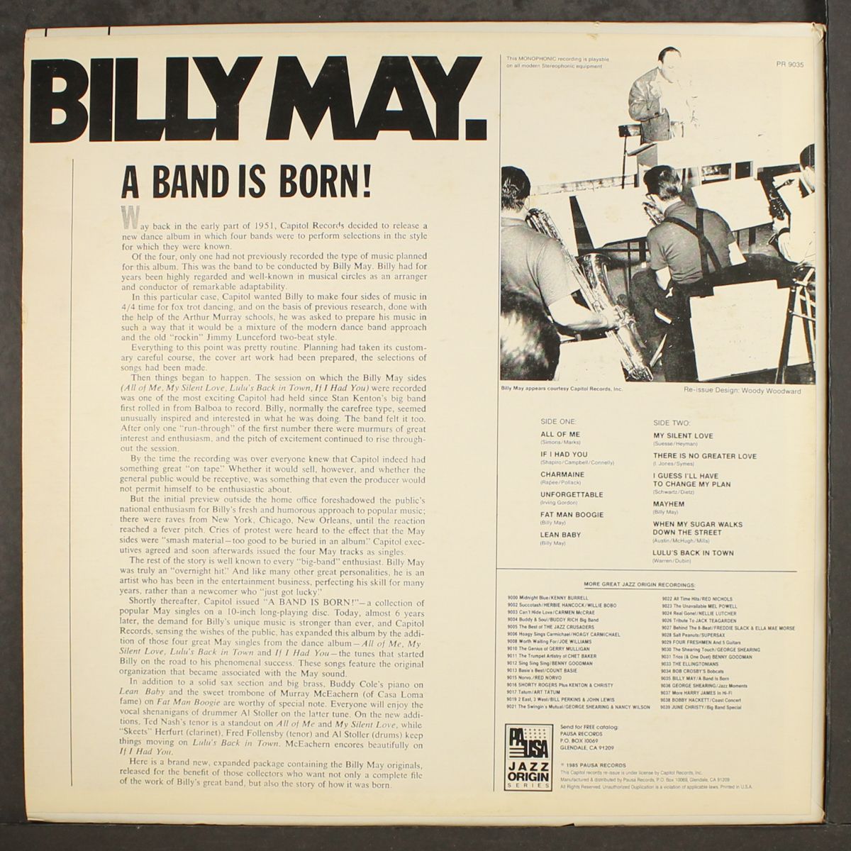 a band is born by BILLY MAY