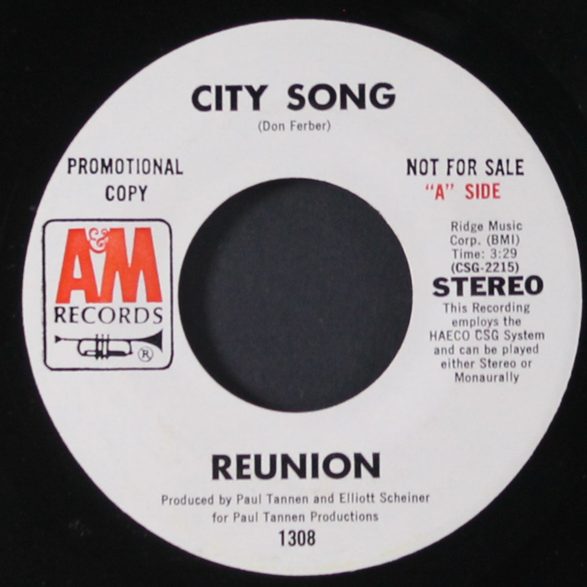 city song / no good alone by REUNION