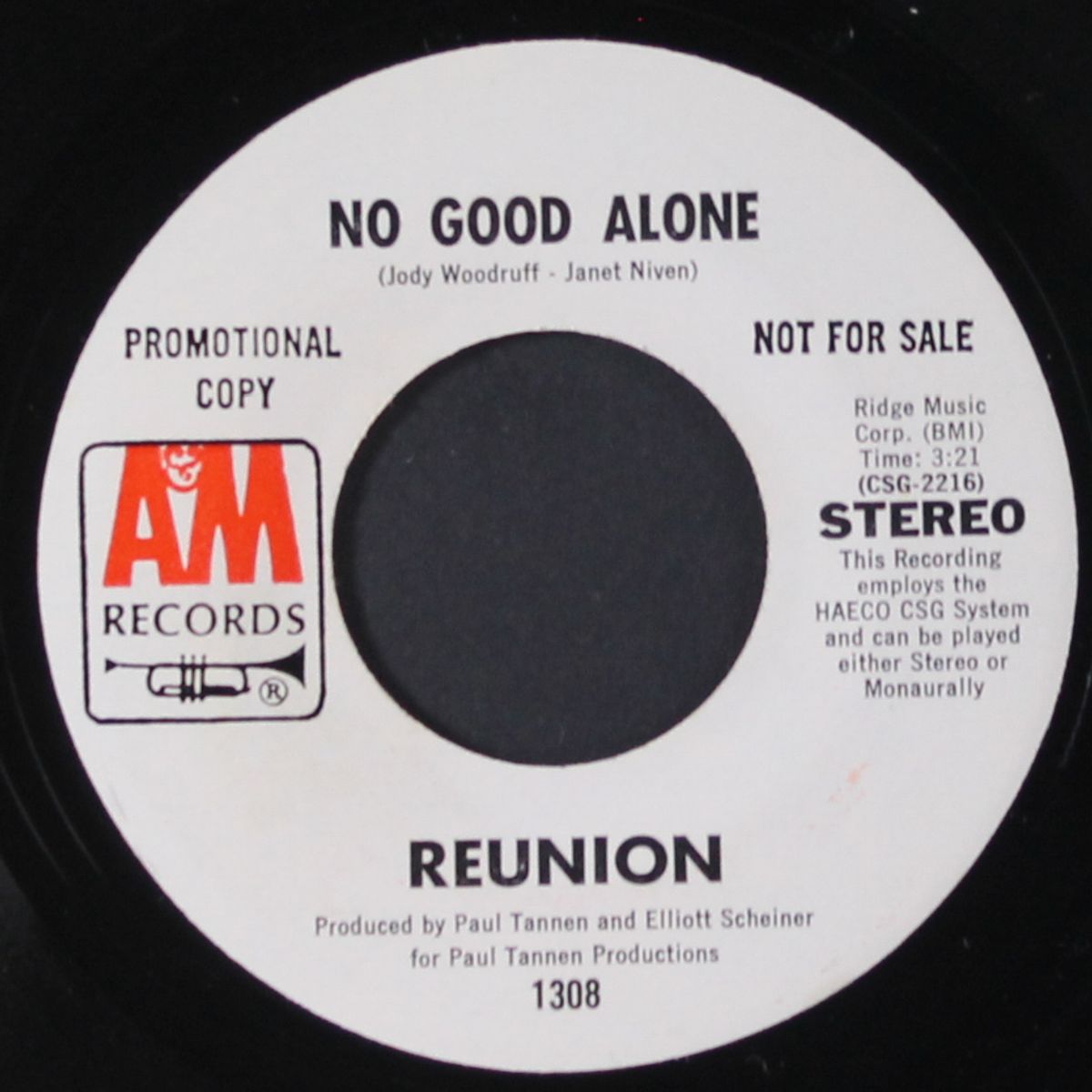 city song / no good alone by REUNION