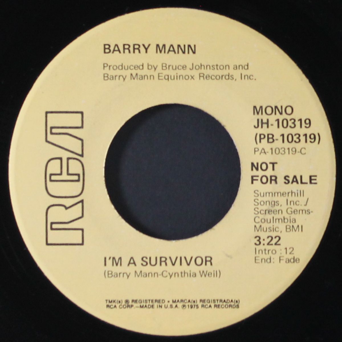 i'm a survivor by BARRY MANN