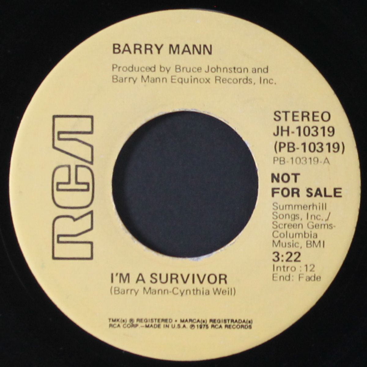 i'm a survivor by BARRY MANN