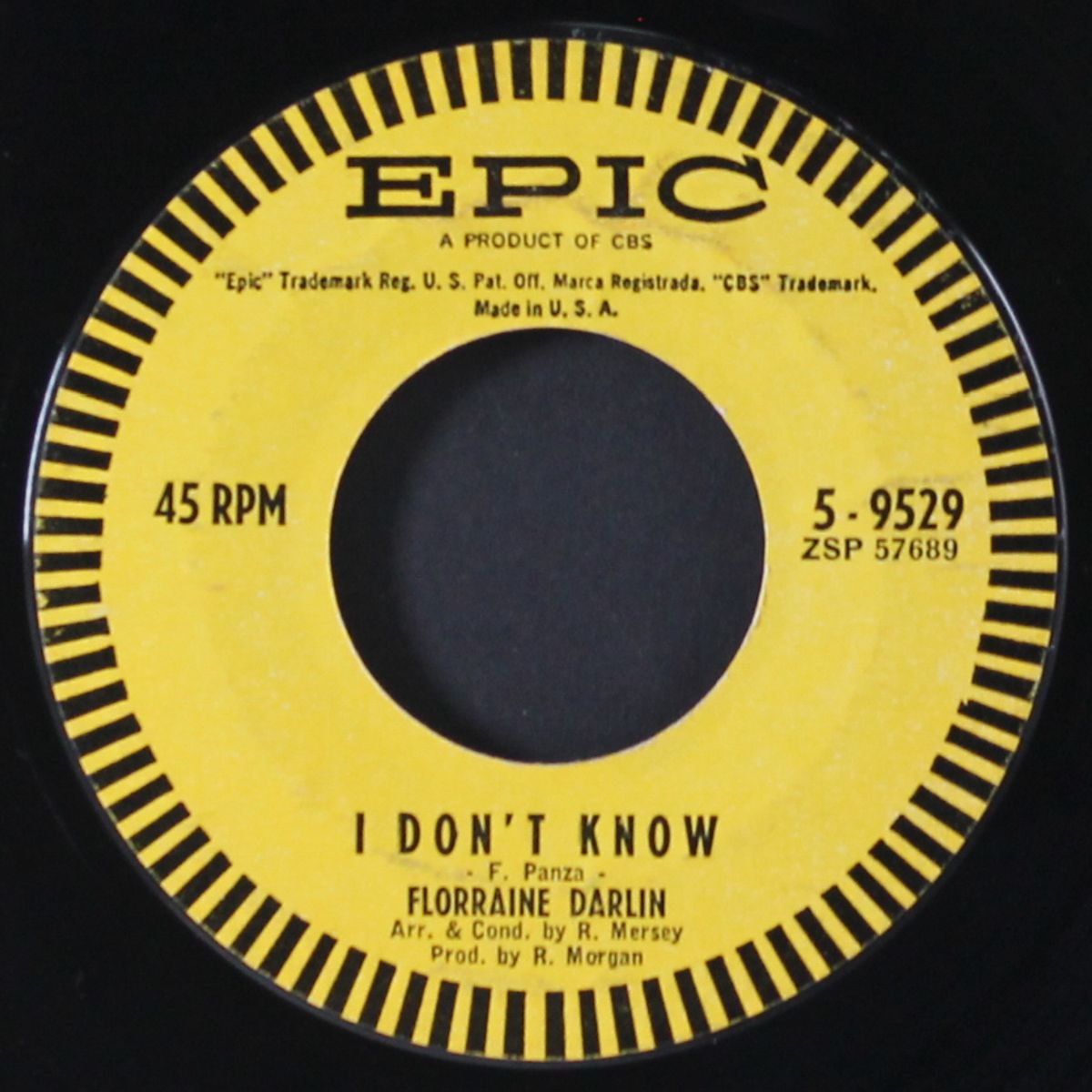 i don't know / long as the rose is red by FLORRAINE DARLIN