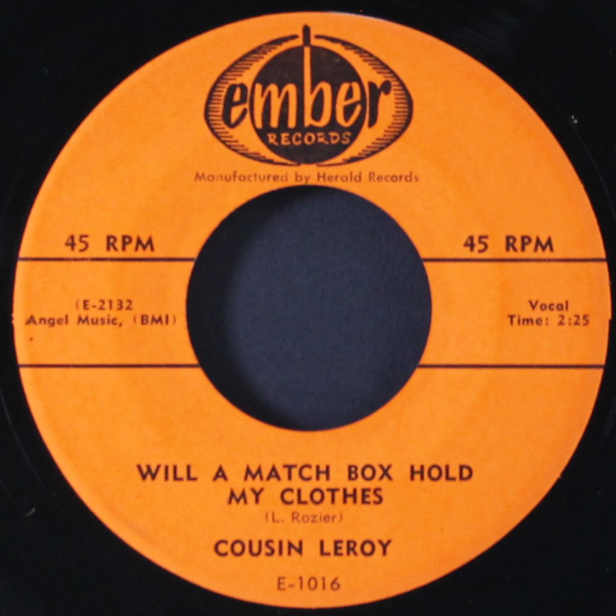 highway 41 / will a match box hold my clothes by COUSIN LEROY