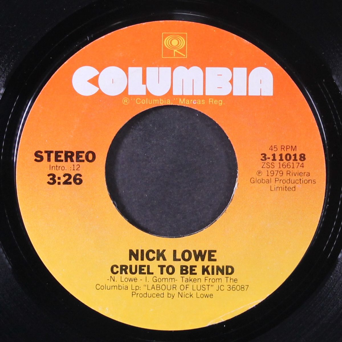 cruel to be kind / endless grey ribbon by NICK LOWE