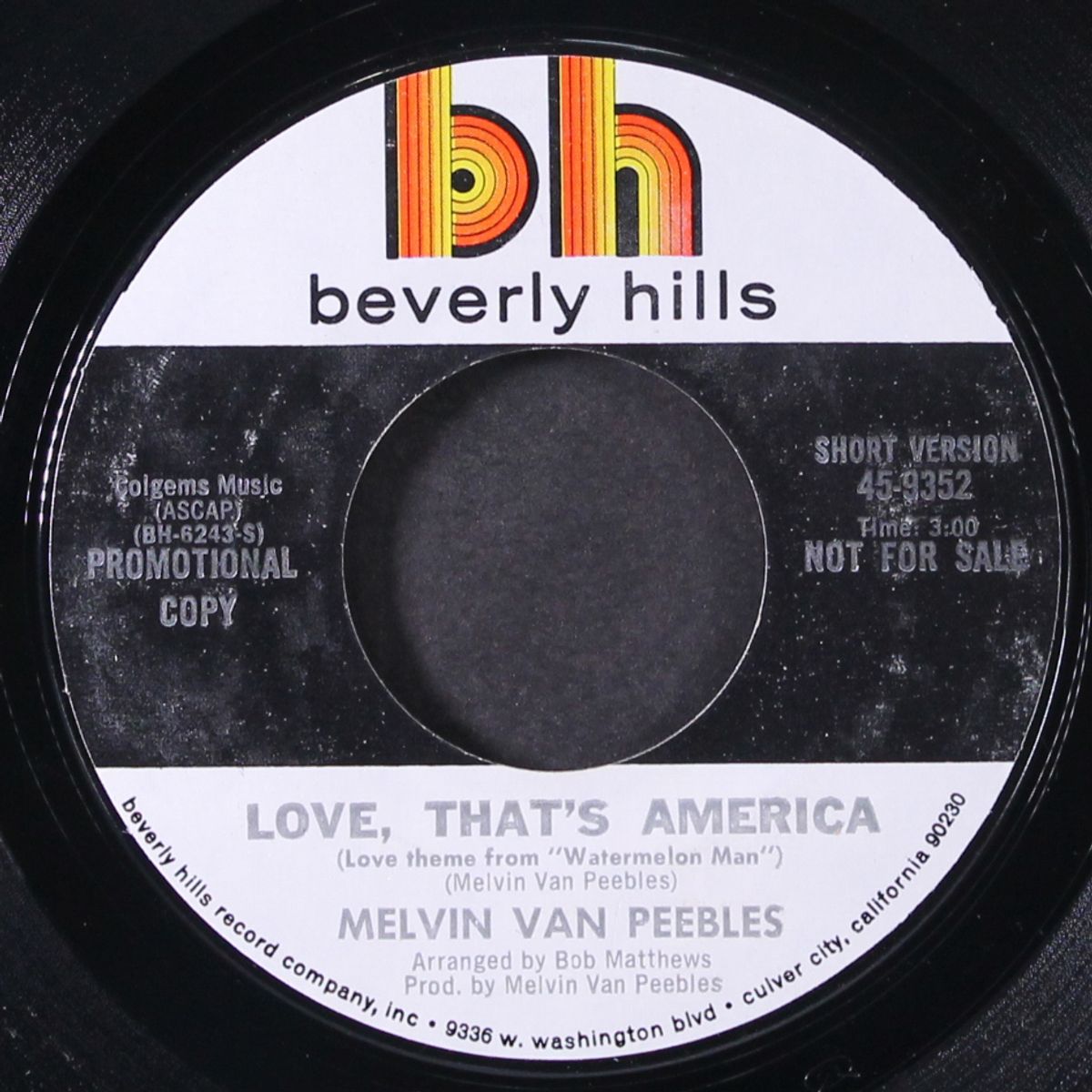 love, that's america / short by MELVIN VAN PEEBLES