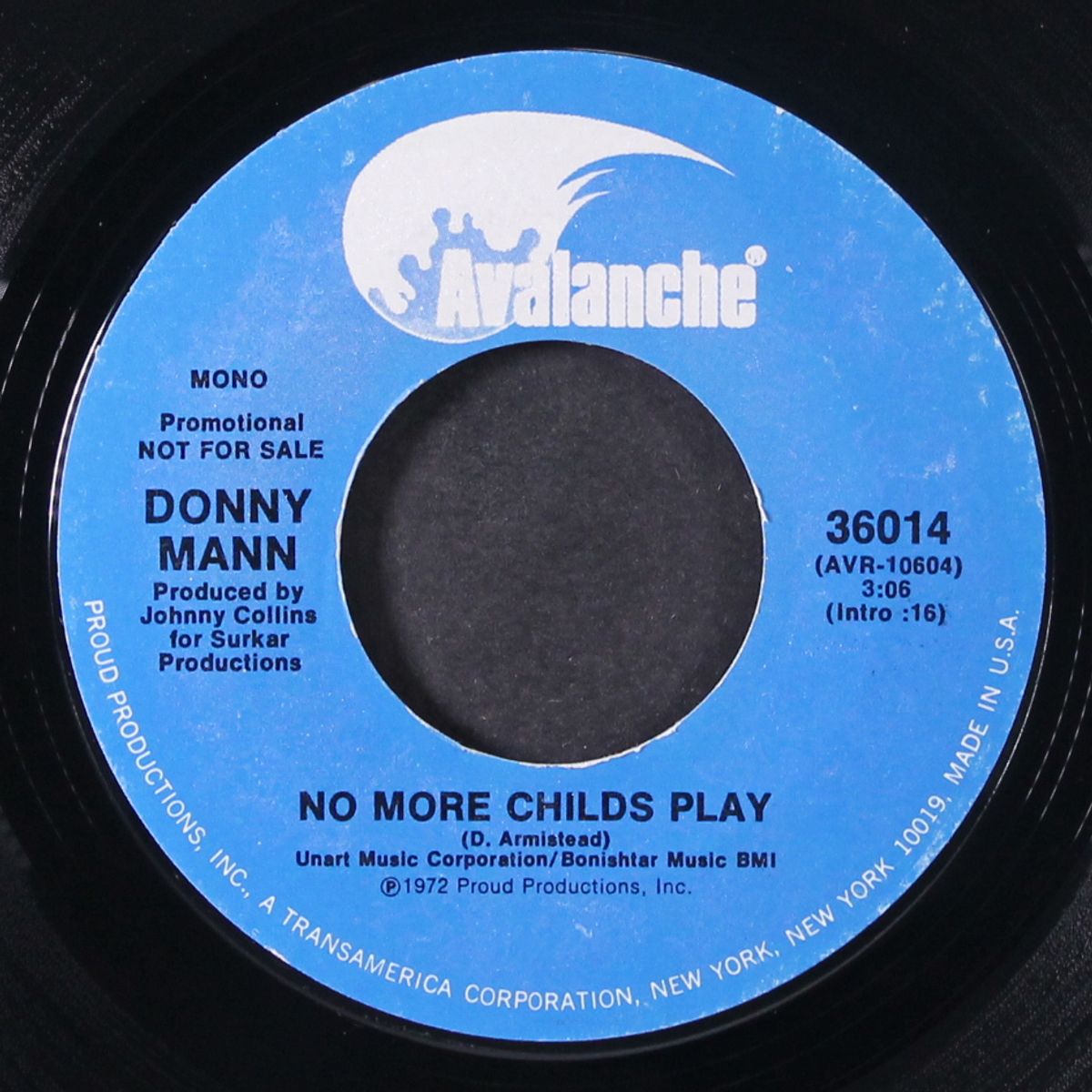 no more child's play / mono by DONNY MANN