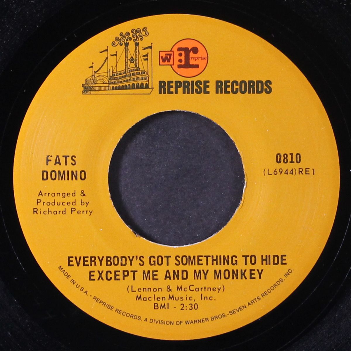 so swell when you're well / everybody's got something to hide... by FATS DOMINO