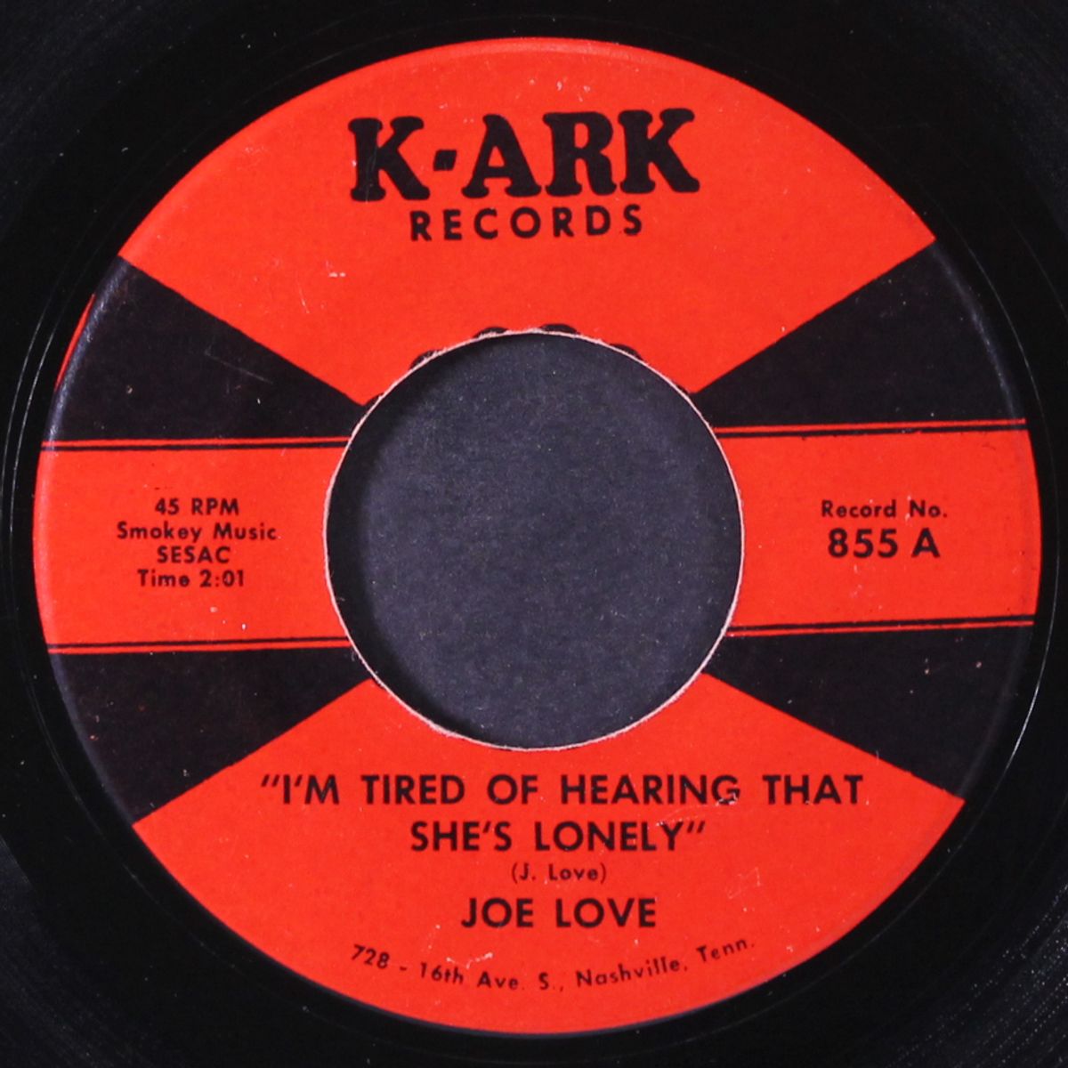 i'm gonna be gone / i'm tired of hearing that she's lonely by JOE LOVE