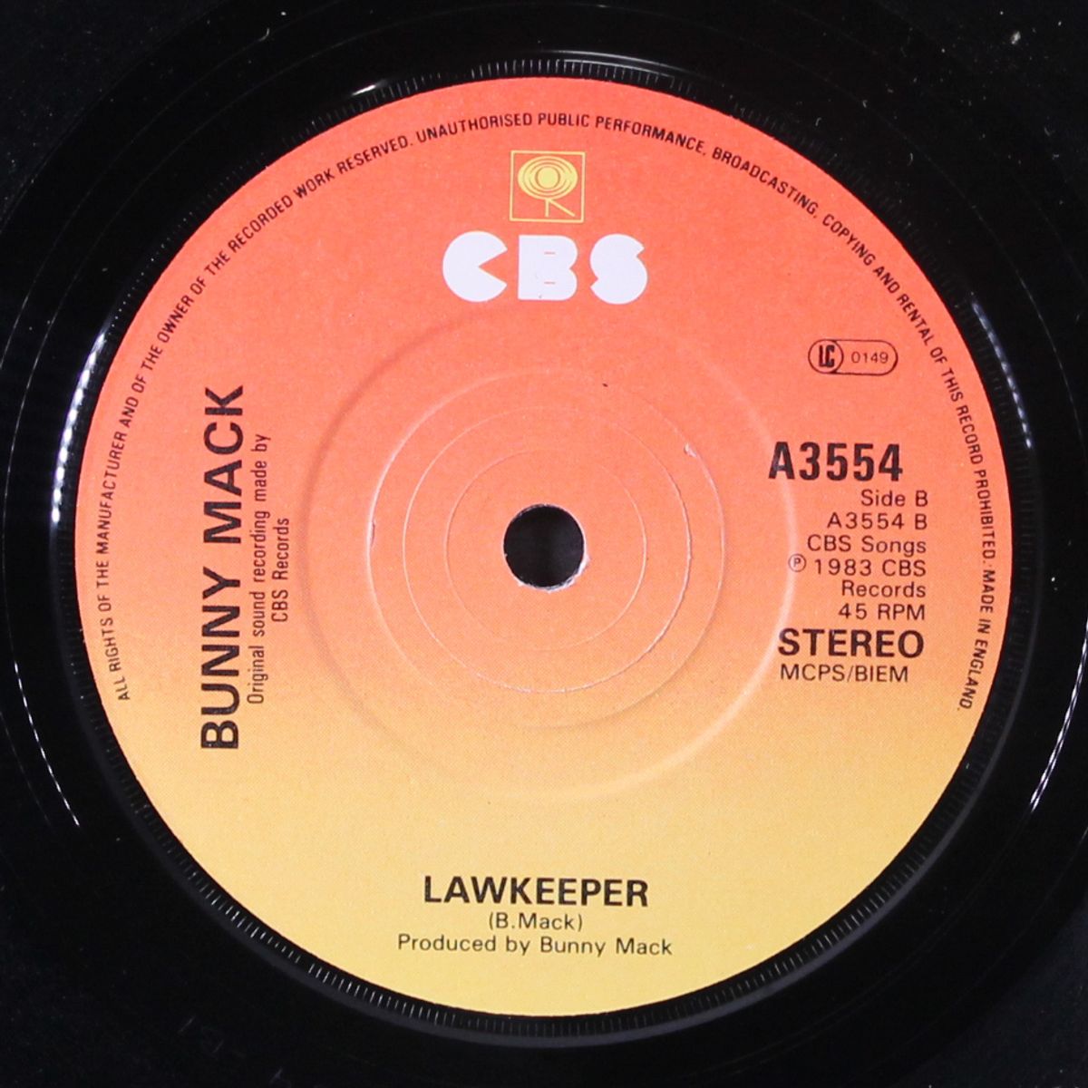 disco africa / lawkeeper by BUNNY MACK