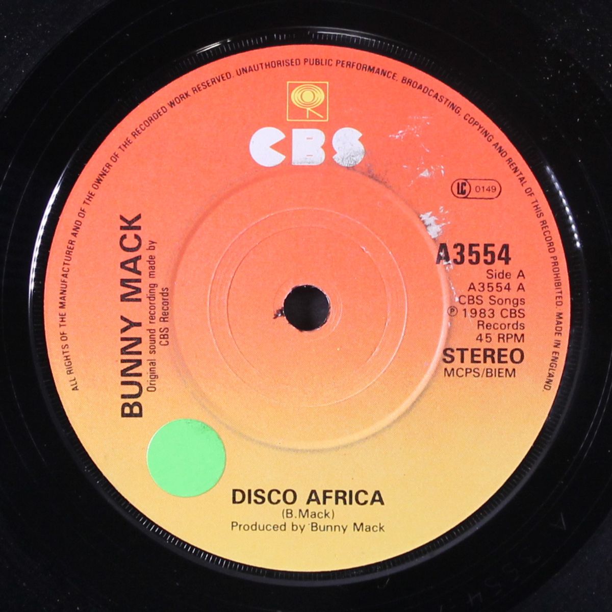 disco africa / lawkeeper by BUNNY MACK