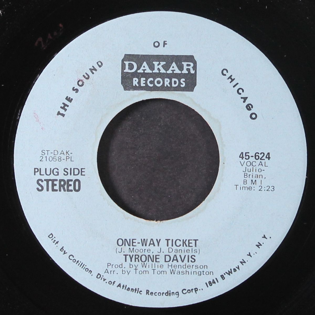 one way ticket / mono by TYRONE DAVIS