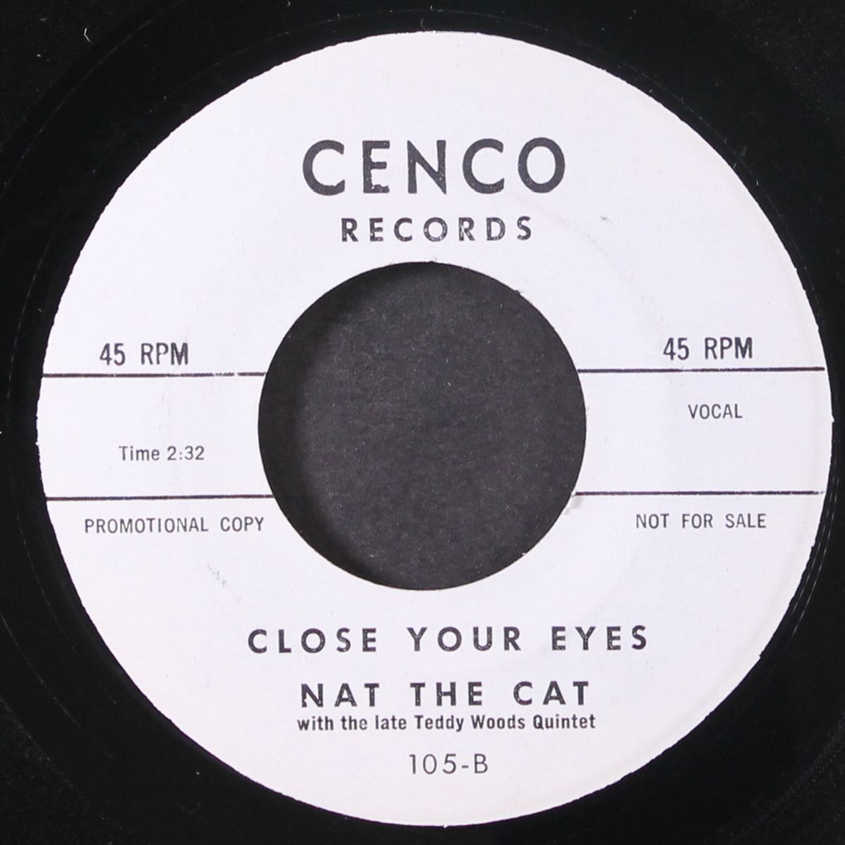 close your eyes / if you ever loved a woman by NAT THE CAT