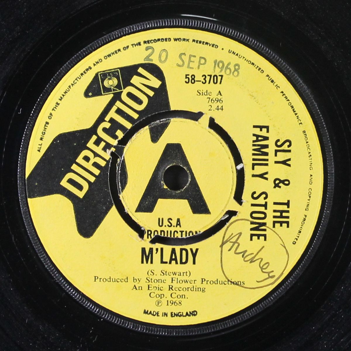 life / m'lady by SLY & FAMILY STONE
