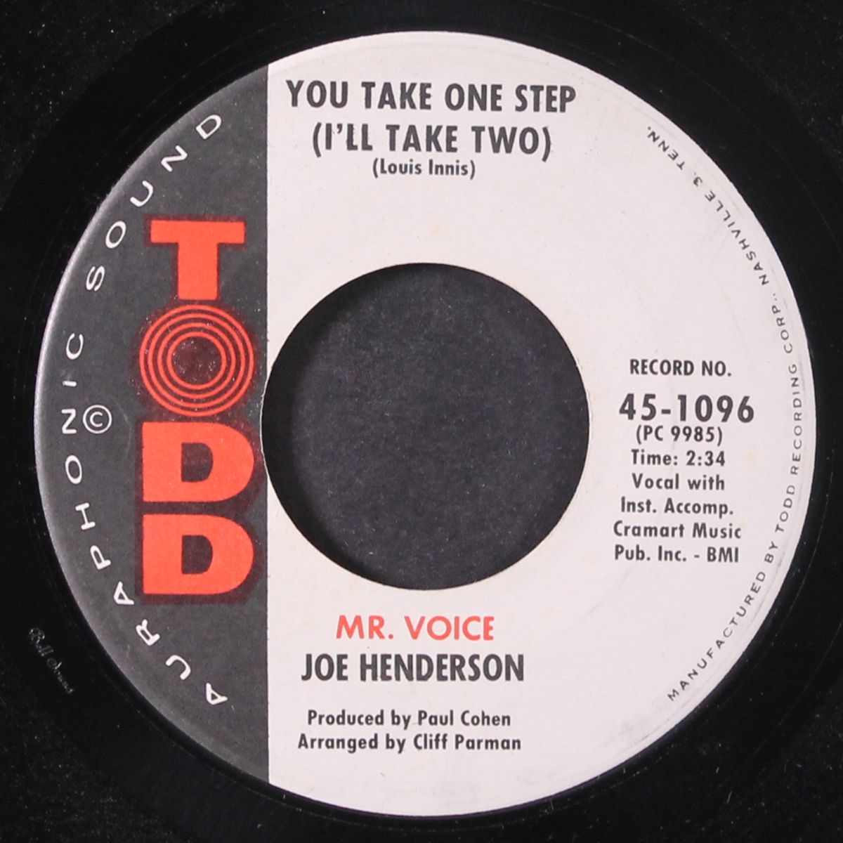 if we could start all over again / you take one step by JOE HENDERSON
