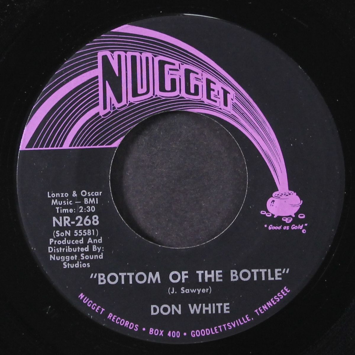 living in a lie / bottom of the bottle by DON WHITE