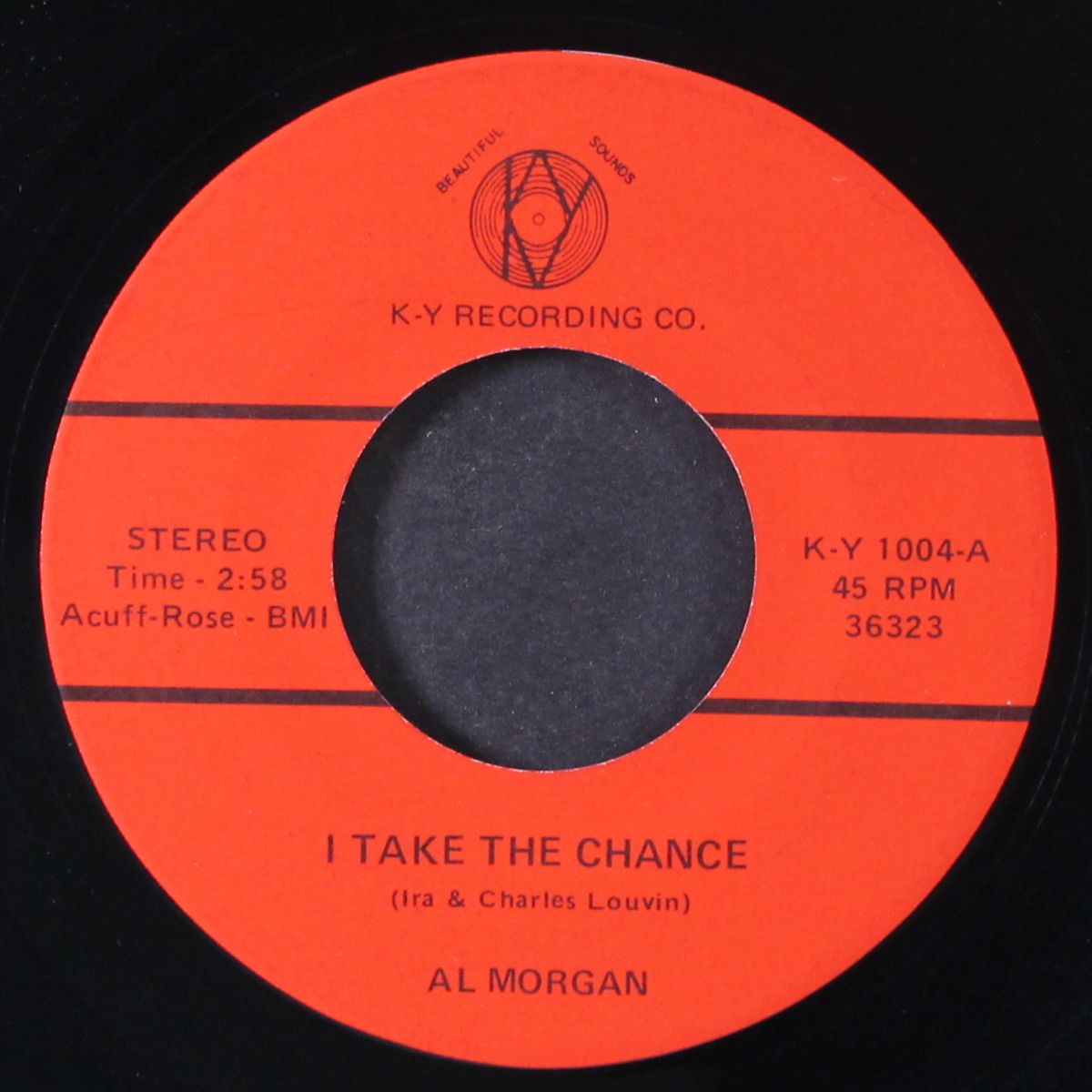 i take the chance / give myself a party by AL MORGAN