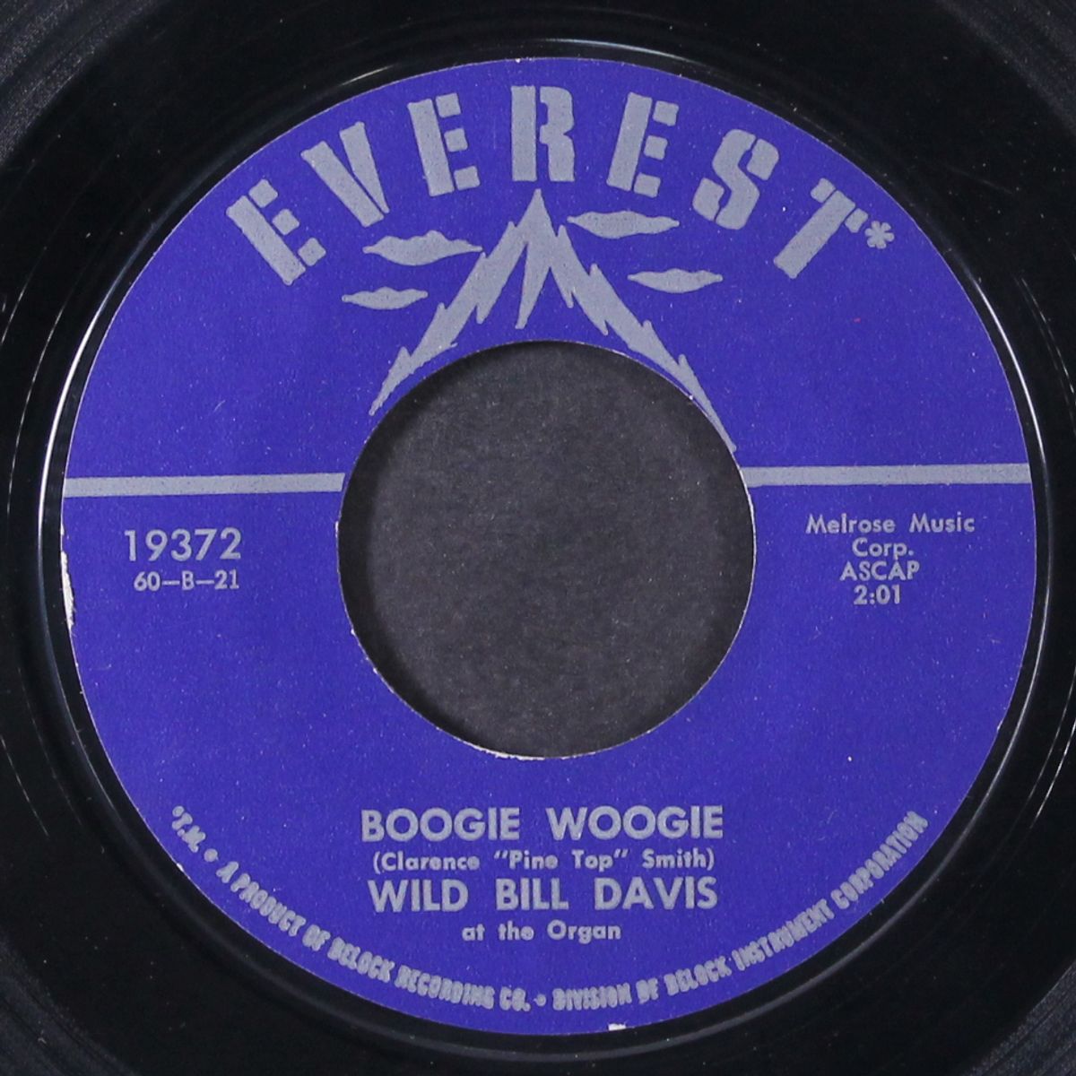 blues for barbara / boogie woogie by WILD BILL DAVIS