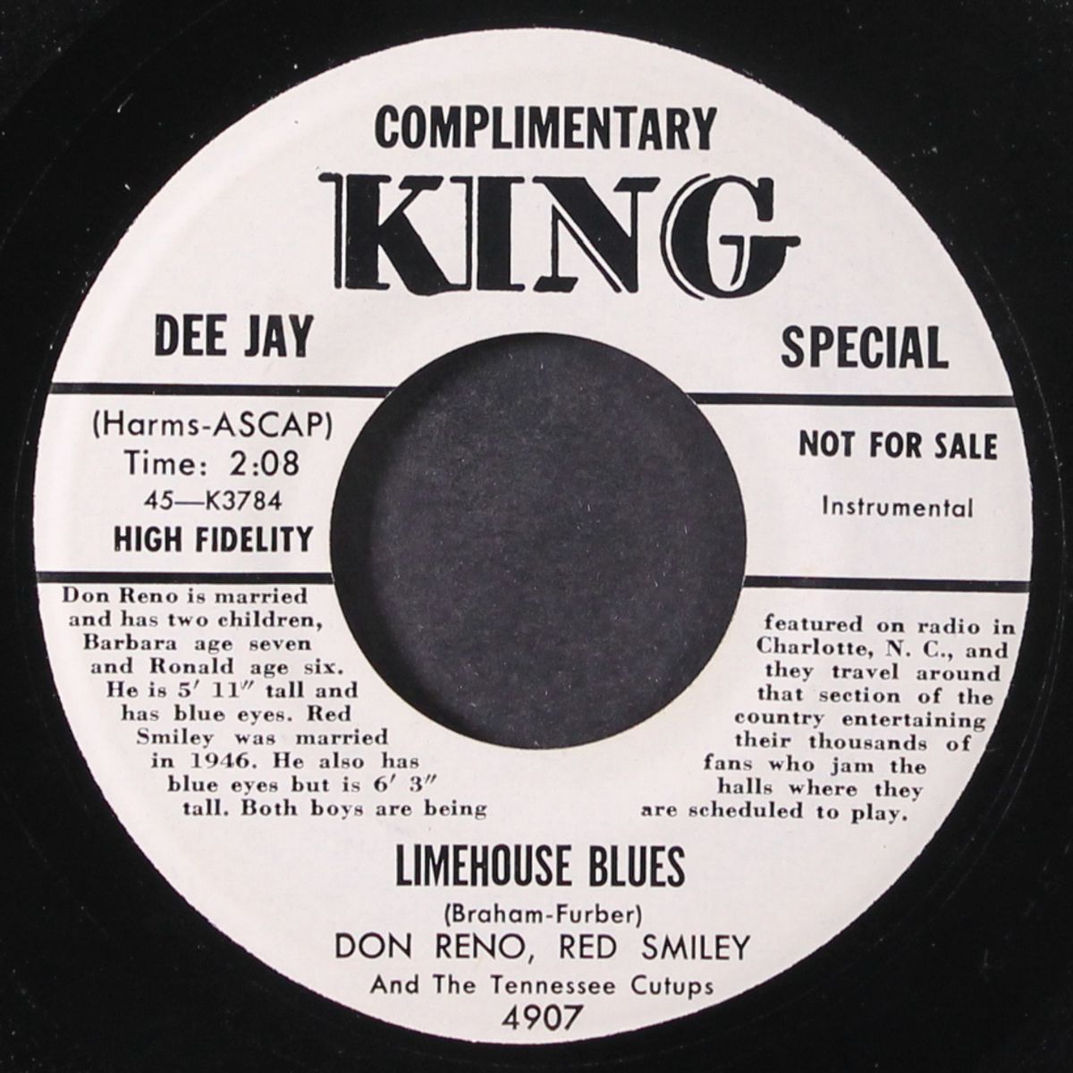 limehouse blues / let's live for tonight by RENO & SMILEY