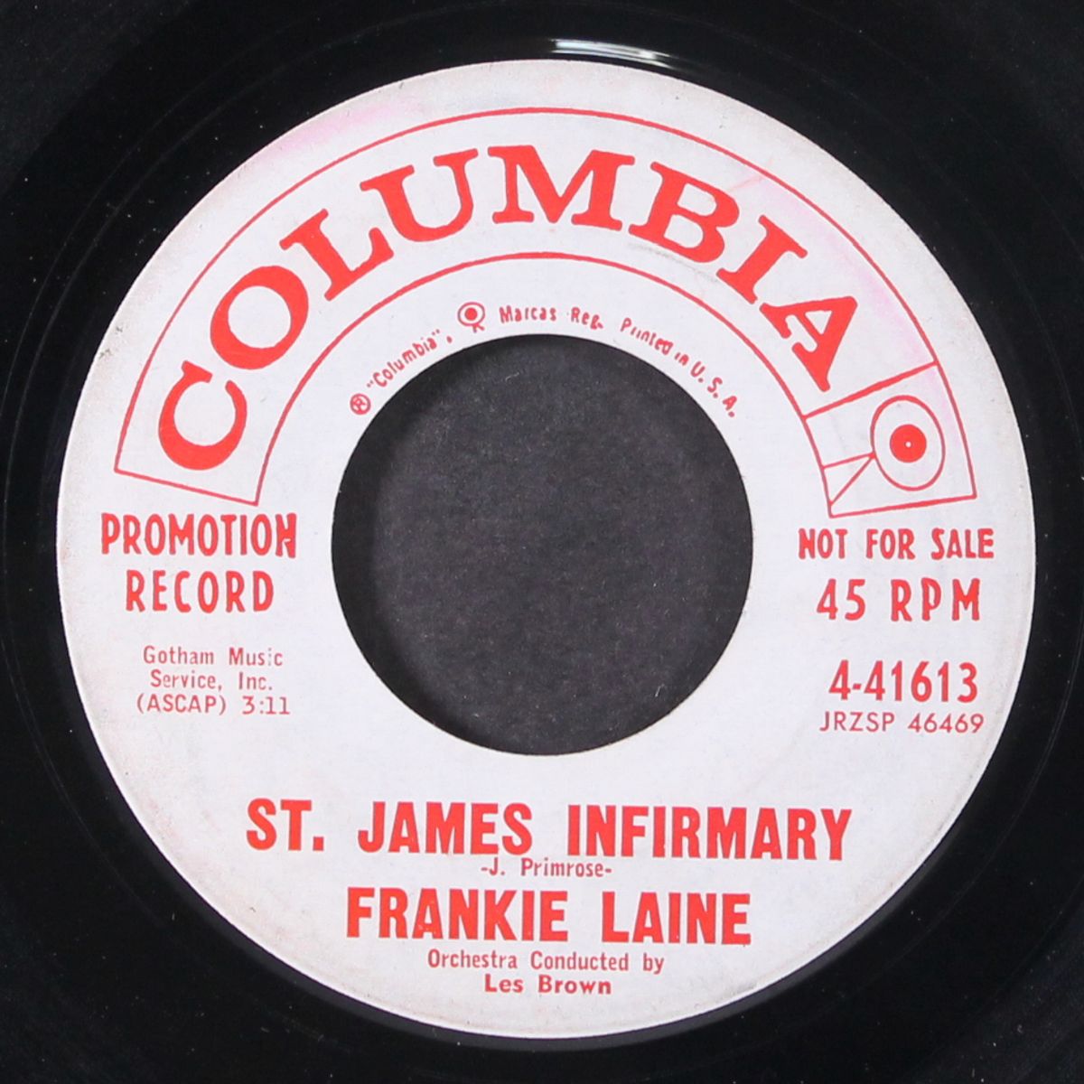 st. james infirmary by FRANKIE LAINE