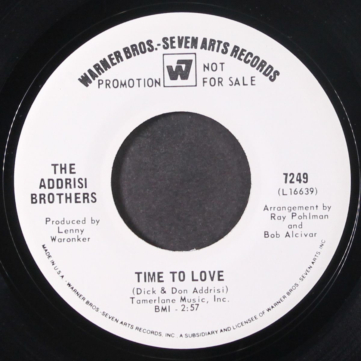good news / time to love by ADDRISI BROTHERS