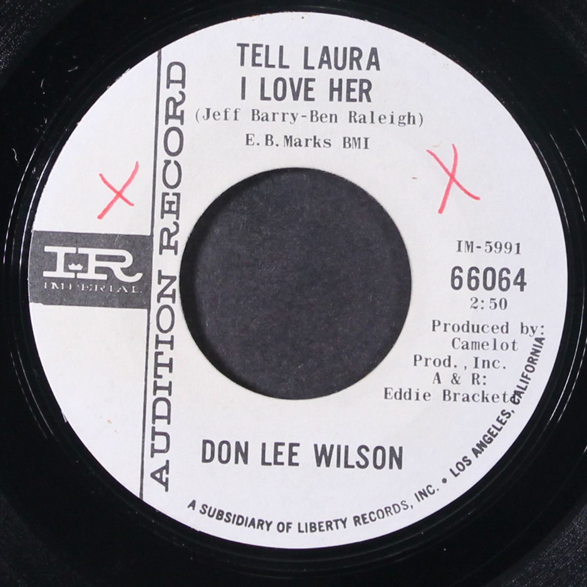 tell laura i love her / angel by DON LEE WILSON