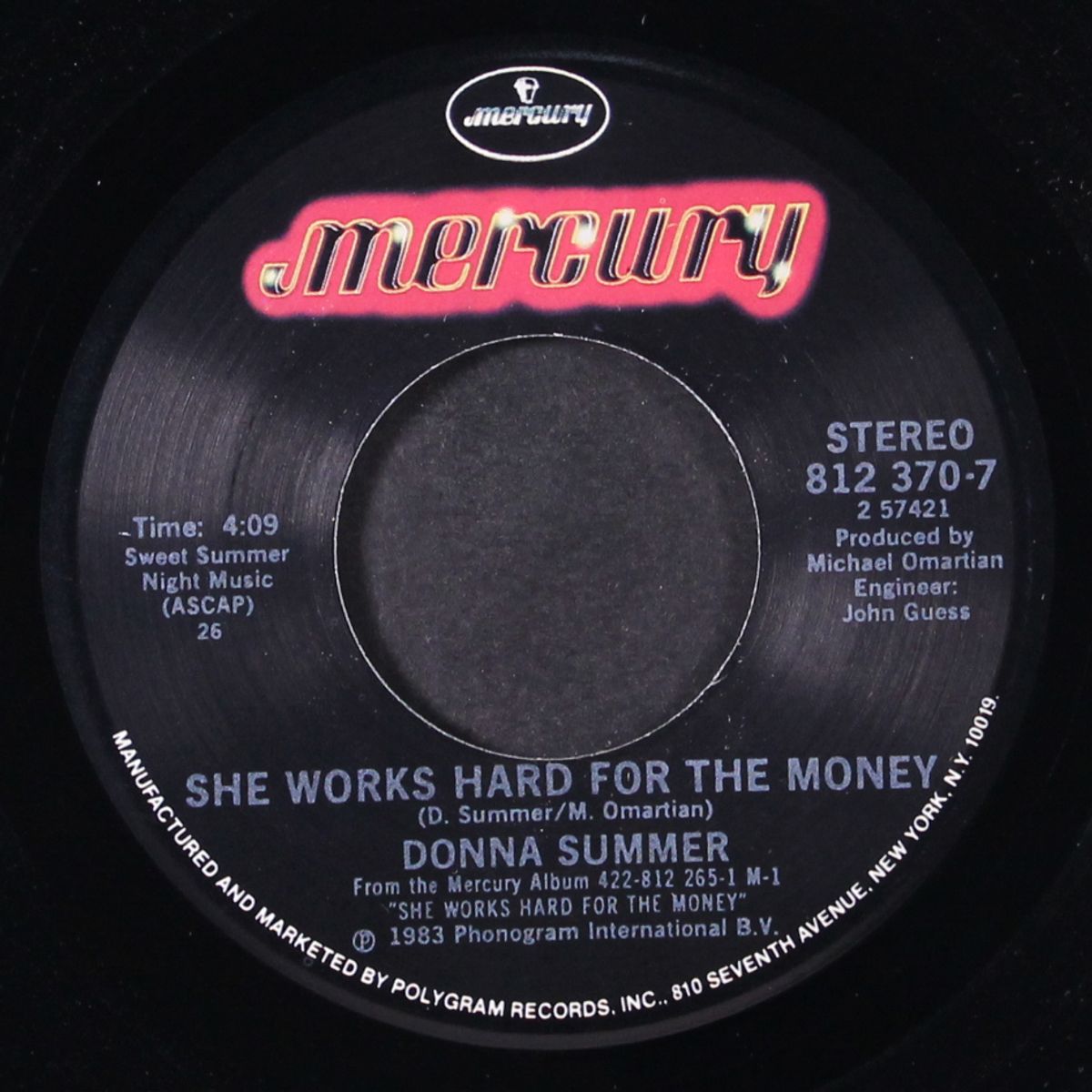 she works hard for the money / i do believe by DONNA SUMMER