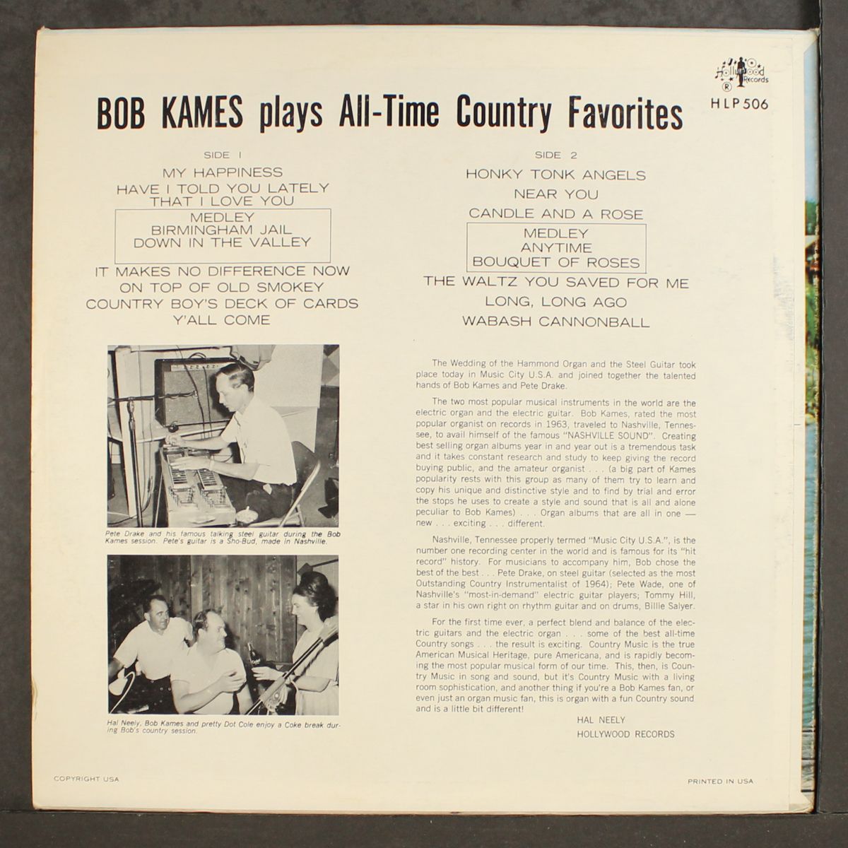 all-time country favorites by BOB KAMES