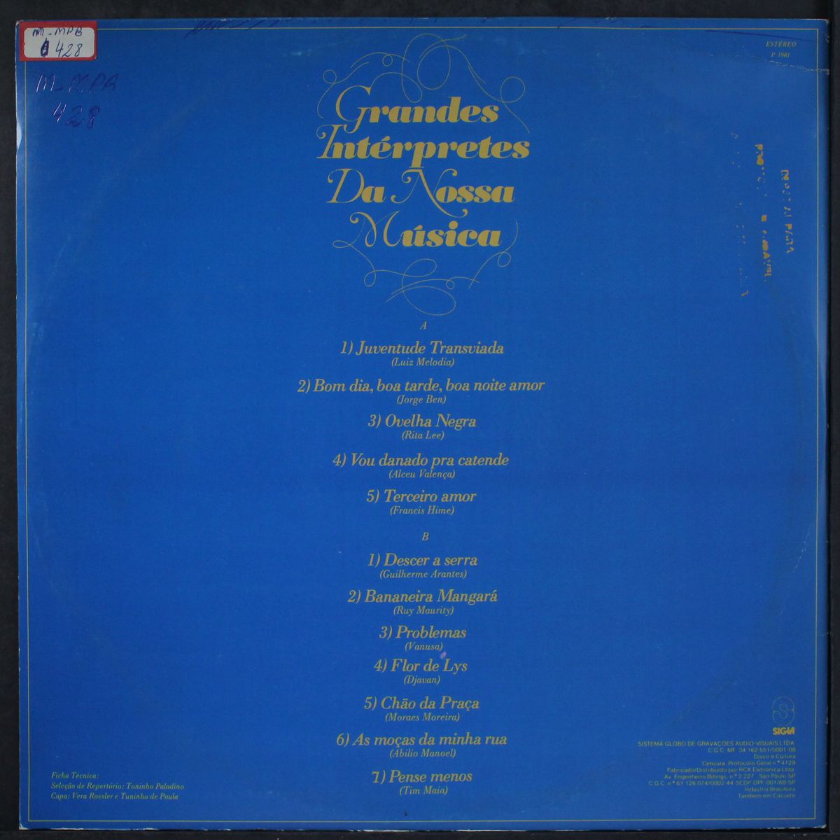 grandes interpretes da nossa musica by VARIOUS