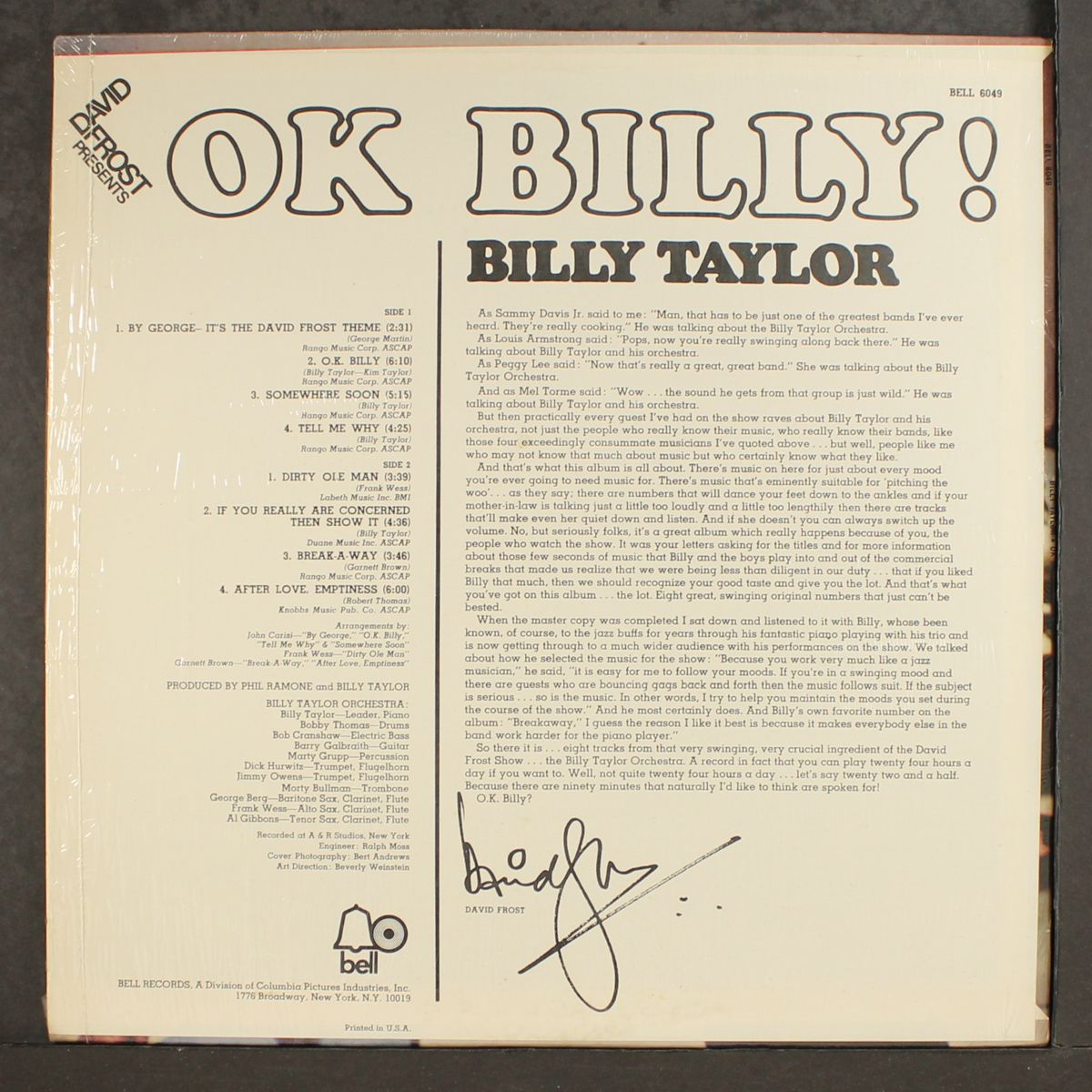 ok billy! by BILLY TAYLOR