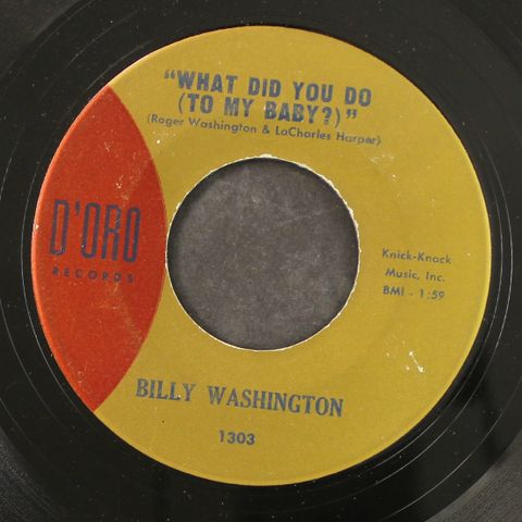BILLY (ROGER) WASHINGTON