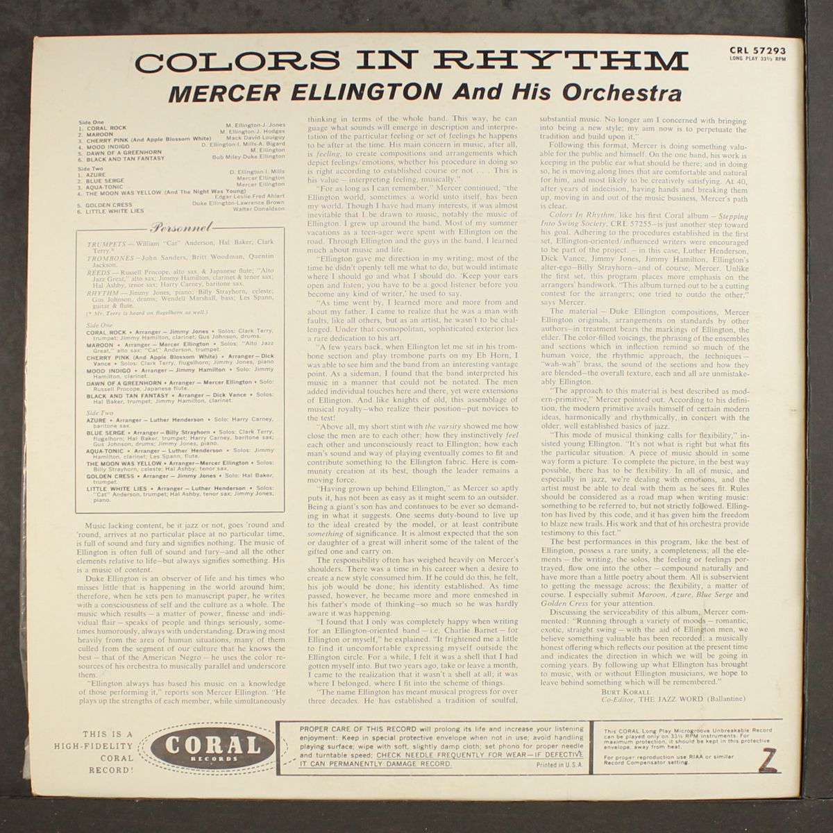 colors in rhythm by MERCER ELLINGTON