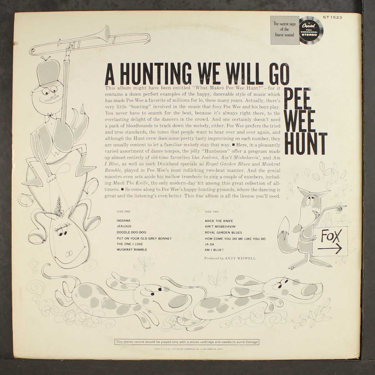 a hunting we will go by PEE WEE HUNT