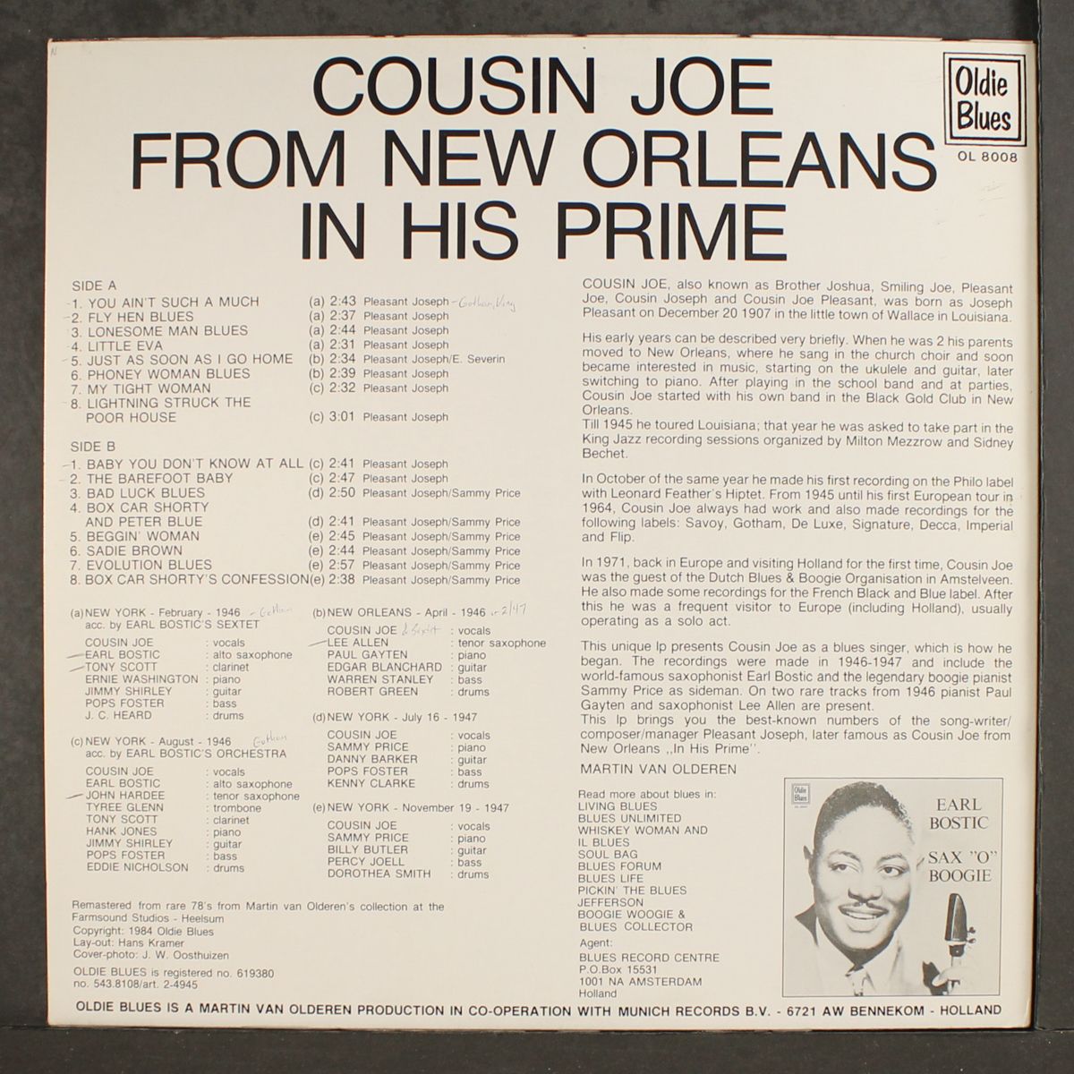 in his prime by COUSIN JOE